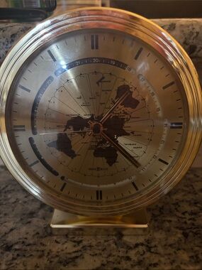 Vintage Howard & Miller world clock